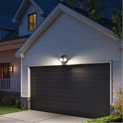 Philips - LED solcelledrevet væglampe med sensor ZYREN LED/24,5W/3,7V 2600 mAh 5000K IP65 hvid