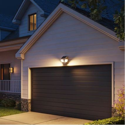 Philips - LED solcelledrevet væglampe med sensor ZYREN LED/24,5W/3,7V 2600 mAh 3000K IP65 hvid