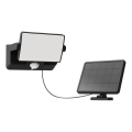 Philips - LED solcelledrevet vægprojektør med sensor FYNS LED/8,2W/3,7V 2600 mAh 3000K IP44 sort