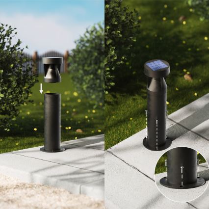 Philips - LED solcellelampe AVERY LED/1,8W/3,7V 2600 mAh 2700K IP44