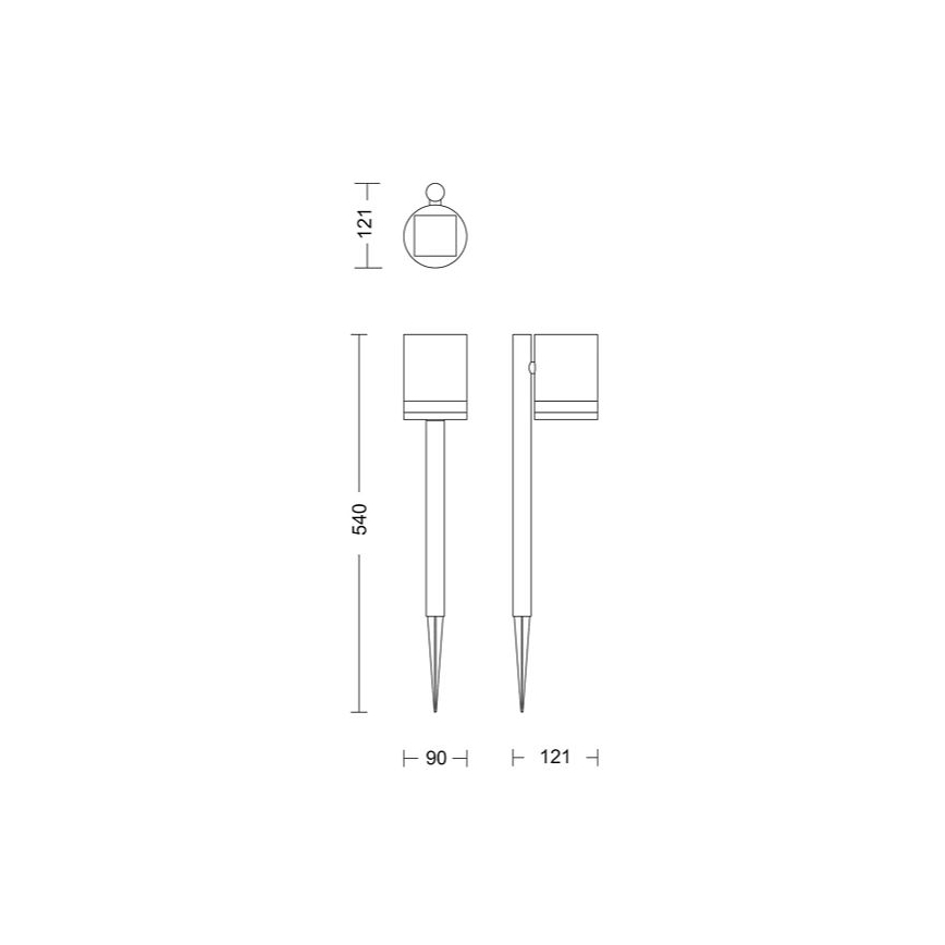 Philips - LED solcellelampe FYCE LED/1,5W/3,7V 1200 mAh IP44