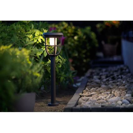 Philips - LED solcellelampe med sensor RADII LED/1,3W/3,7V 2000 mAh 3000K IP44