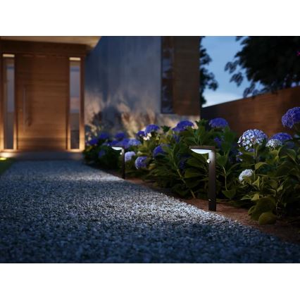 Philips - LED solcellelampe med sensor LED/1,2W/4V 1800 mAh 4000K IP44