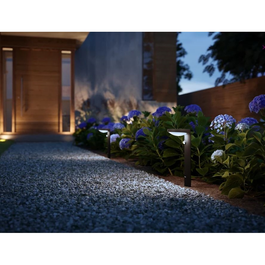 Philips - LED solcellelampe med sensor LED/1,2W/4V 1800 mAh 4000K IP44