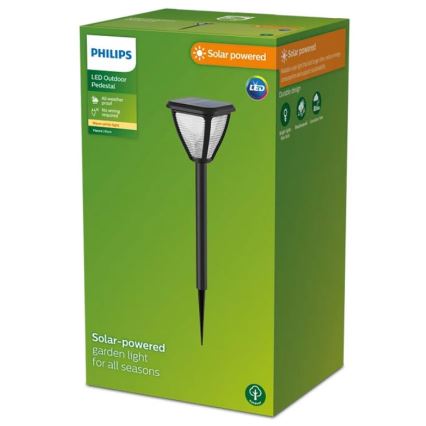 Philips - LED solcellelampe VAPORA LED/1,5W/3,7V 1500 mAh IP44