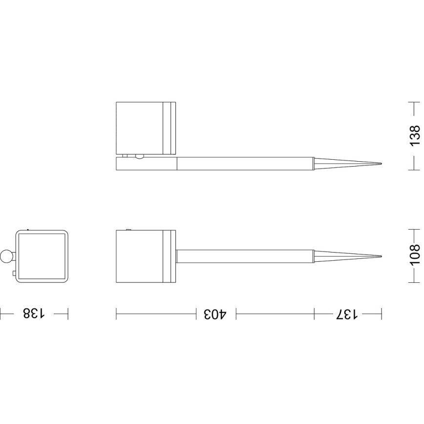 Philips - LED solcellelampe VIRONA LED/1,8W/3,7V 2600 mAh 2700K IP44