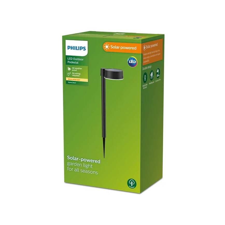 Philips - LED solcellelampe VYNCE LED/1,5W/3,7V 1500 mAh IP44