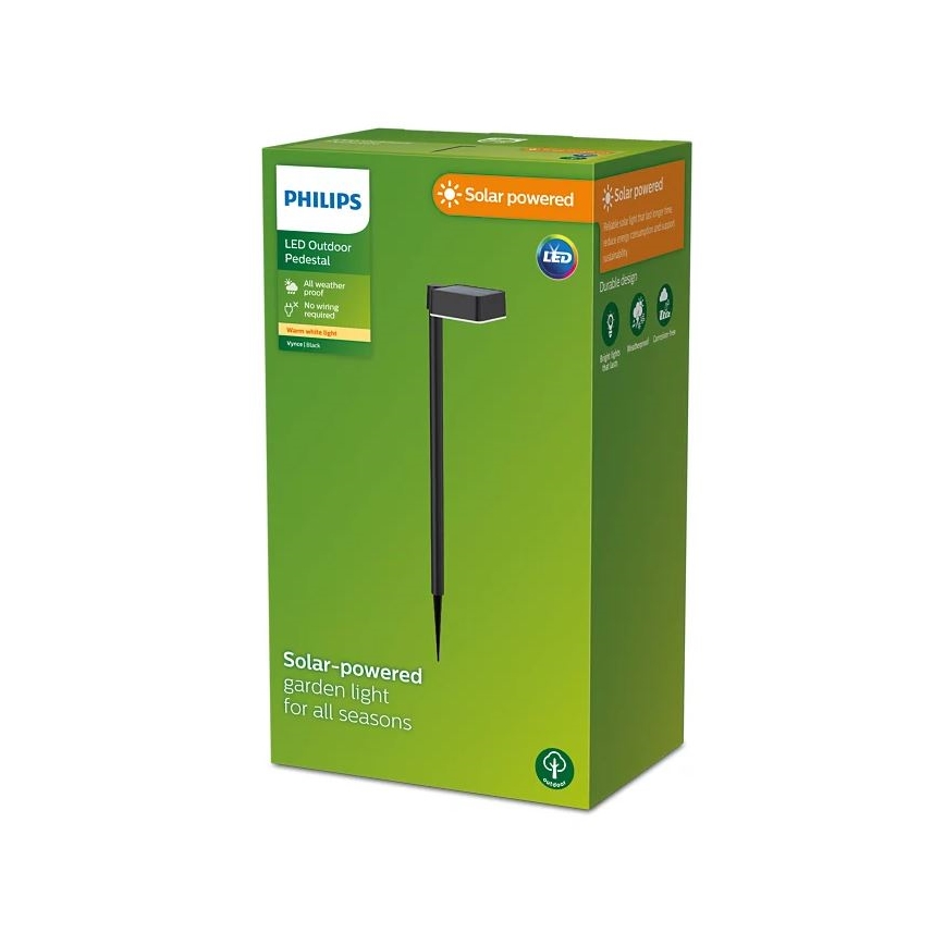 Philips - LED solcellelampe VYNCE LED/1,5W/3,7V 1500 mAh IP44
