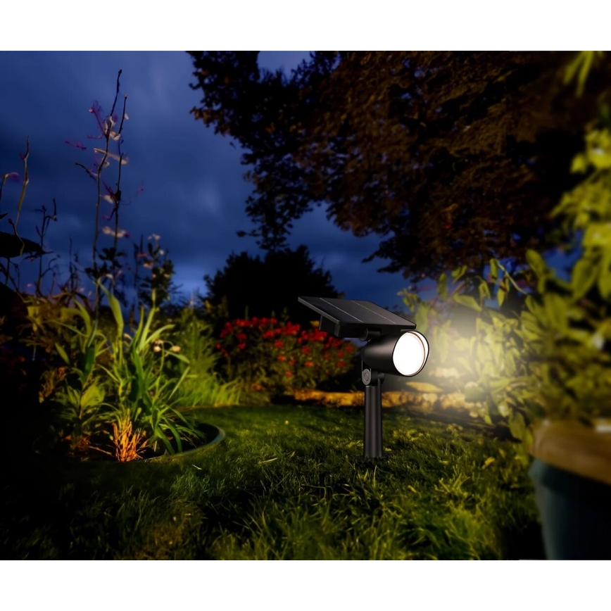 Philips - LED Soldrevet spotlampe ASHLYN LED/1,4W/3,7V 2600 mAh 2700K IP44