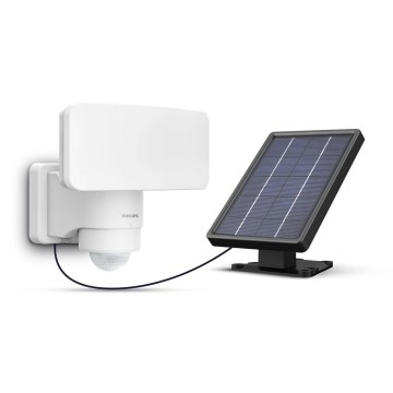 Philips - LED Soldrevet væglampe med bevægelses- og skumringssensor TYLUS LED/6W/3,7V 2600 mAh 5000K IP44