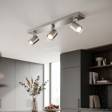 Philips - LED-spot i mat krom 3xGU10/20W/230V