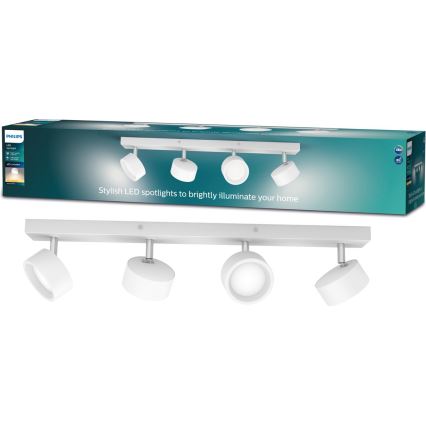 Philips - LED spotlampe 4xLED/5,5W/230V hvid