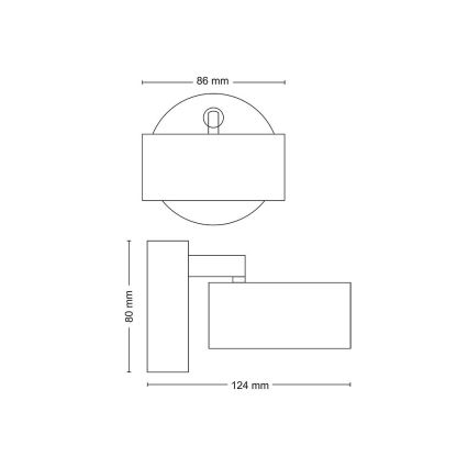 Philips - LED spotlampe LED/5,5W/230V hvid