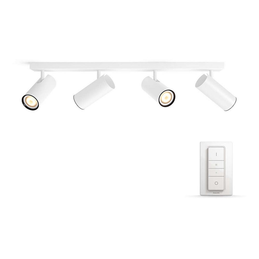Philips - LED spotlampe dæmpbar Hue BURATTO 4xGU10/5,5W