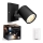 Philips - LED spotlampe dæmpbar Hue RUNNER 1xGU10/4,2W/230V 2200-6500K + fjernbetjening sort