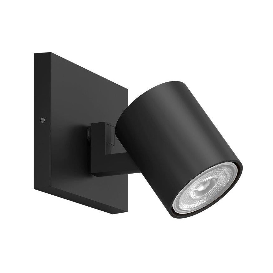 Philips - LED spotlampe dæmpbar Hue RUNNER 1xGU10/4,2W/230V 2200-6500K sort