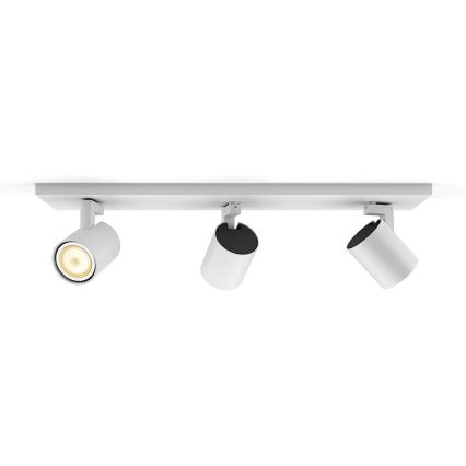Philips - LED spotlampe dæmpbar Hue RUNNER 3xGU10/4,2W/230V 2200-6500K + fjernbetjening hvid
