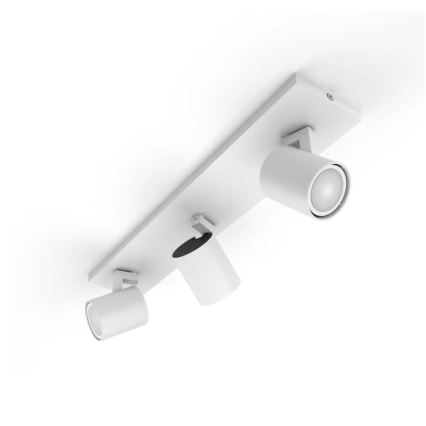 Philips - LED spotlampe dæmpbar Hue RUNNER 3xGU10/4,2W/230V 2200-6500K + fjernbetjening hvid