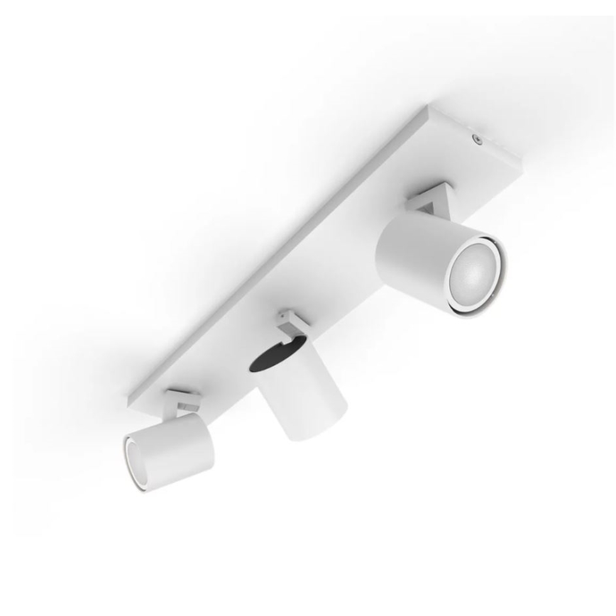 Philips - LED spotlampe dæmpbar Hue RUNNER 3xGU10/4,2W/230V 2200-6500K + fjernbetjening hvid
