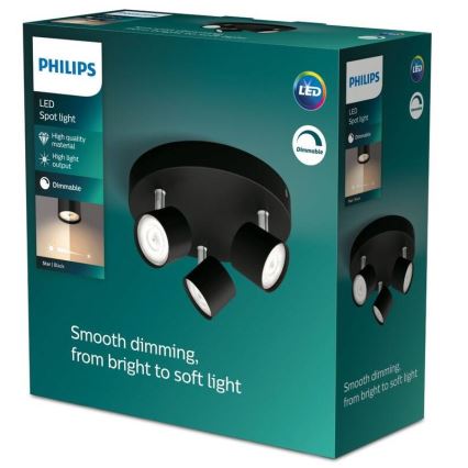 Philips - LED spotlampe dæmpbar 3xLED/4,5W/230V