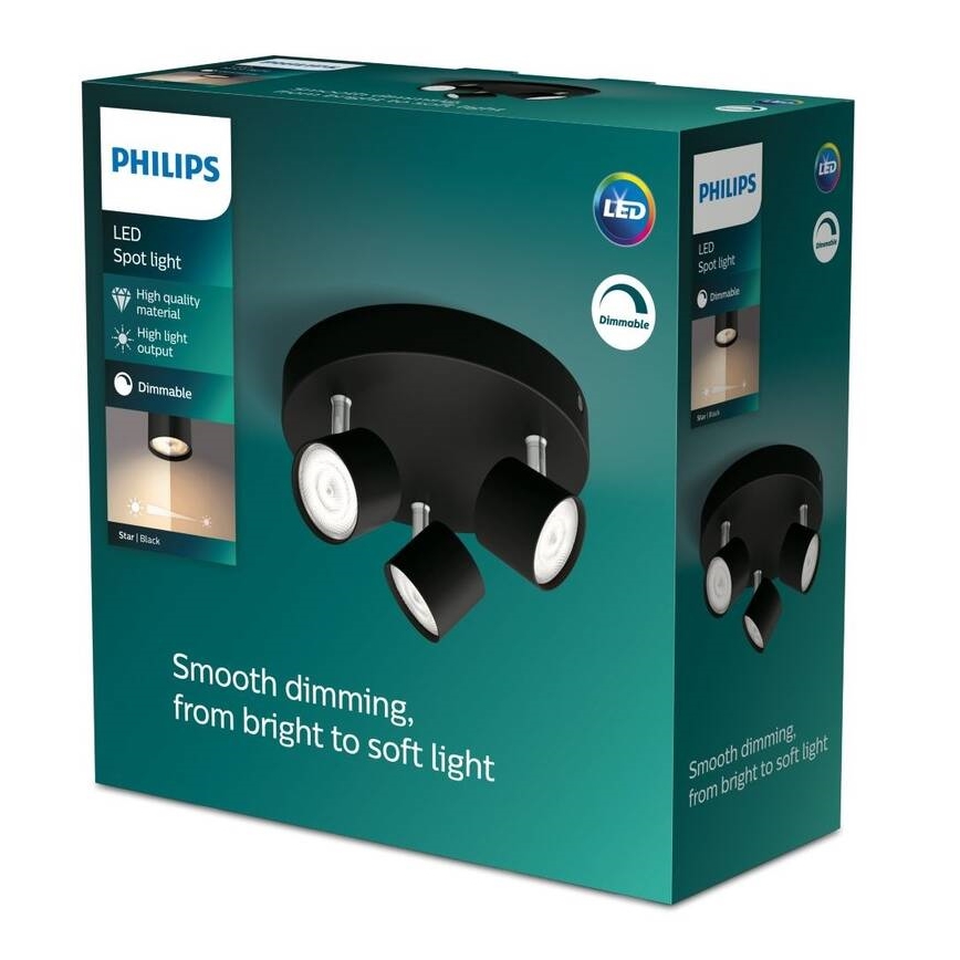 Philips - LED spotlampe dæmpbar 3xLED/4,5W/230V