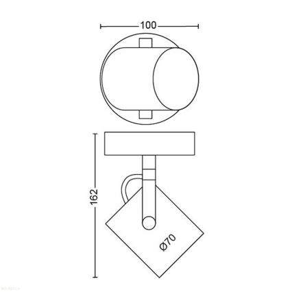 Philips - LED spotlampe SCENE SWITCH BYRE LED/4,3W/230V 2200/2500/2700K