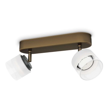 Philips - LED spotlamper 2xLED/4W/230V