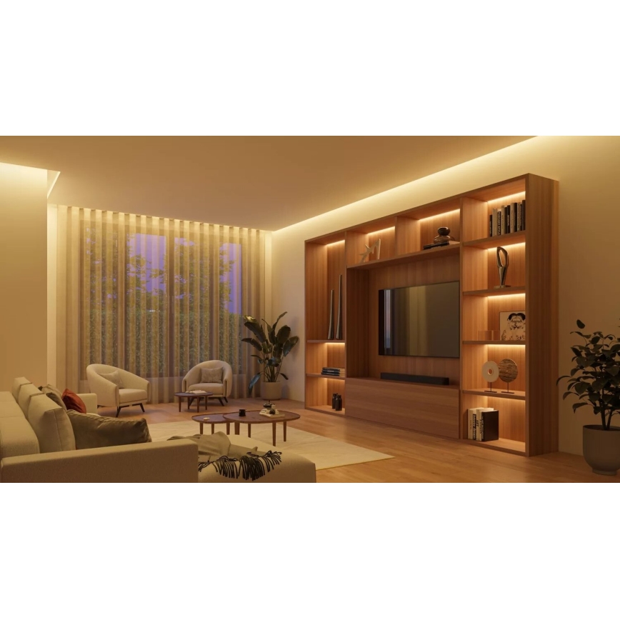 Philips - LED strip m. RGBW-farver dæmpbar Hue WHITE AND COLOR AMBIANCE 10m LED/20W/230V 2000-6500K