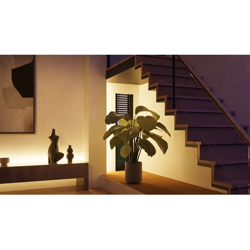 Philips - LED strip m. RGBW-farver dæmpbar Hue WHITE AND COLOR AMBIANCE 10m LED/20W/230V 2000-6500K