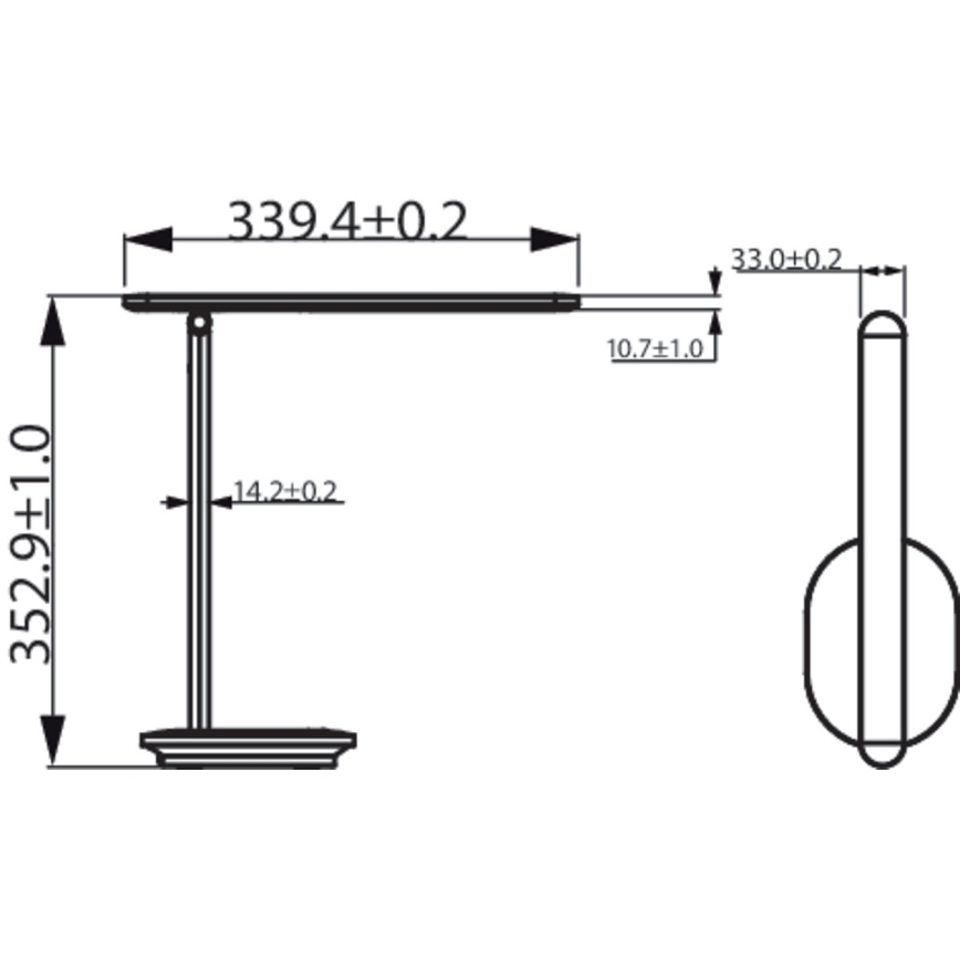 Philips - LED Dæmpbar Touch Bordlampe IVORY LED/5W/5V 3000 mAh 2700/3600/5000K CRI 90