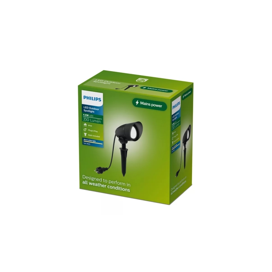 Philips - LED udendørs spot CYLR LED/4,6W/230V 2700K IP44