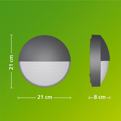 Philips - LED udendørs væglampe CAPRICORN LED/4,3W/230V IP44