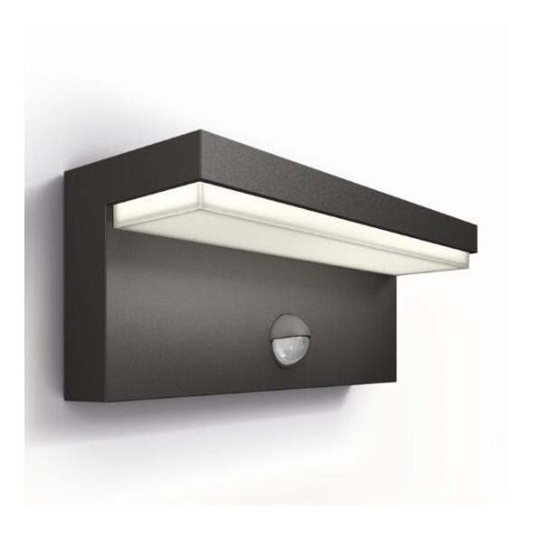 Philips - LED Udendørs væglampe med sensor BUSTAN LED/3,8W/230V 4000K IP44