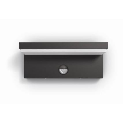 Philips - LED Udendørs væglampe med sensor BUSTAN LED/3,8W/230V 2700K IP44