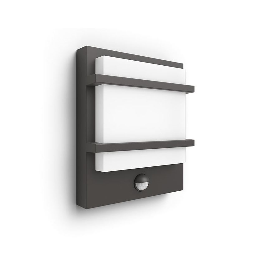 Philips - LED Udendørs væglampe med sensor PETRONIA LED/3,8W/230V IP44