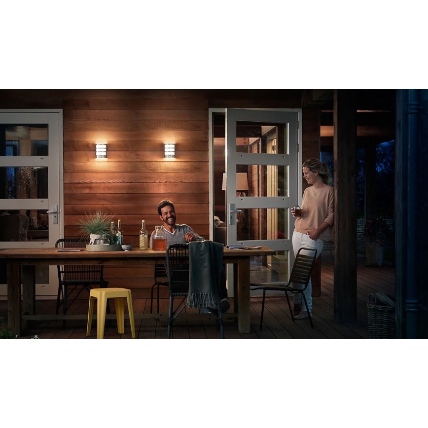 Philips - LED Udendørs væglampe med sensor PYTHON LED/3,8W/230V IP44