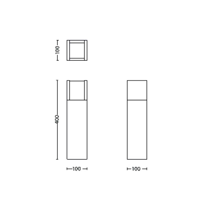 Philips - LED udendørslampe ARBOUR LED/3,8W/230V 40 cm 2700K IP44