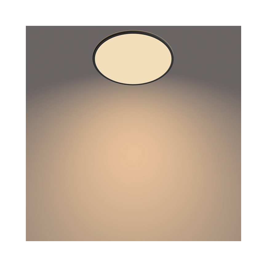 Philips - LED udendørslampe dæmpbar SUPERSLIM SCENE SWITCH LED/15W/230V IP54 sort