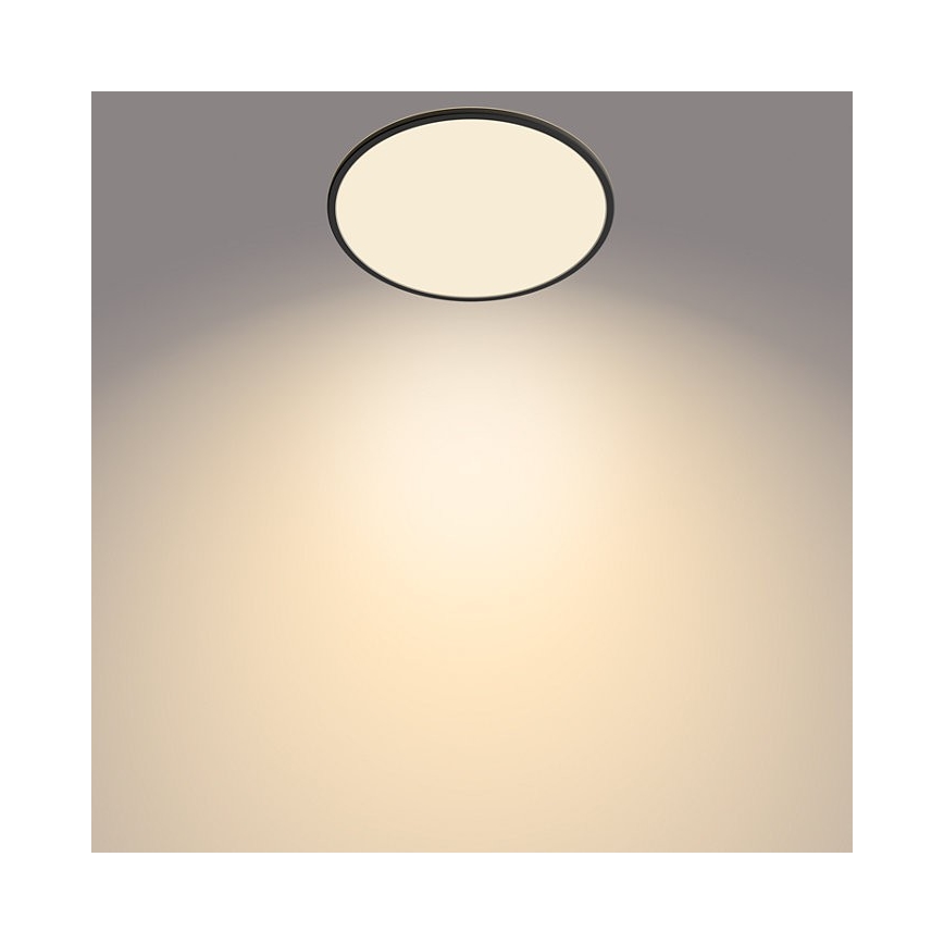 Philips - LED udendørslampe dæmpbar SUPERSLIM SCENE SWITCH LED/15W/230V IP54 sort