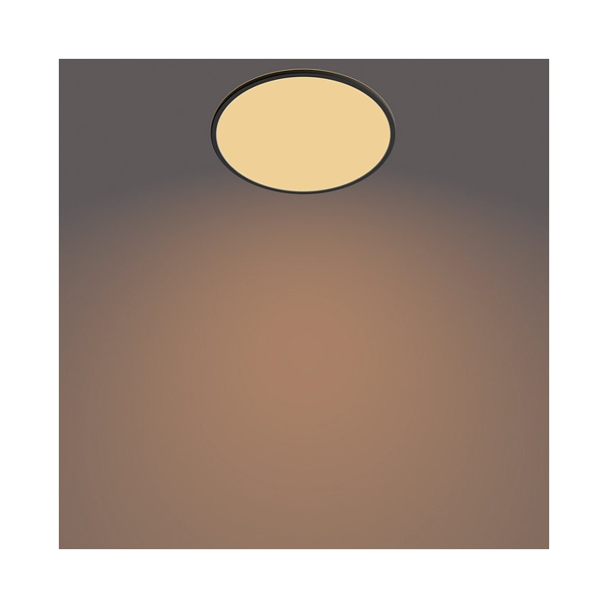 Philips - LED udendørslampe dæmpbar SUPERSLIM SCENE SWITCH LED/15W/230V IP54 sort