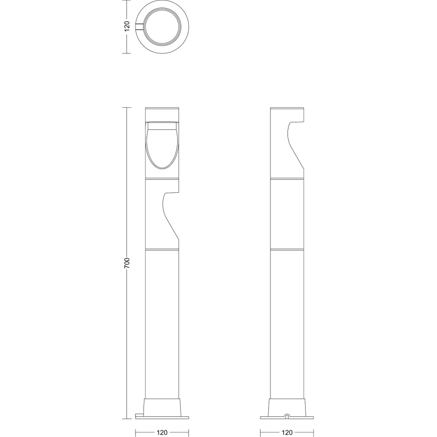 Philips - LED udendørslampe GARDENLINK DESI LED/1,5W/24V 2700K IP44