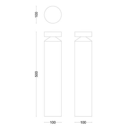 Philips - LED udendørslampe LAVEN LED/6W/230V 2700K IP44