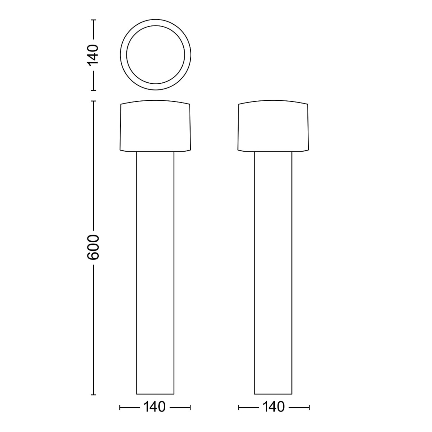 Philips - LED udendørslampe OTIS LED/4,3W/230V 2700K IP44