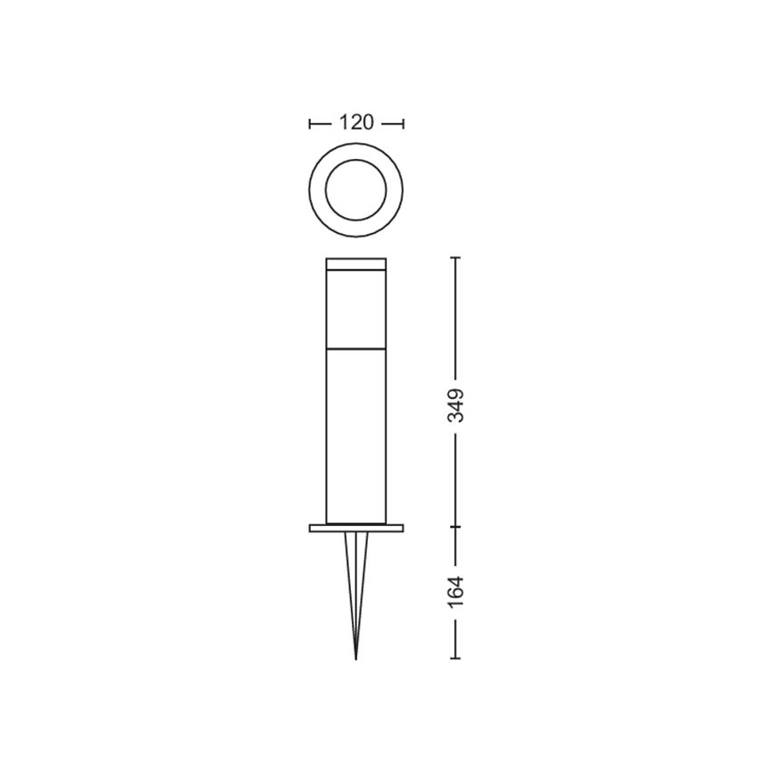 Philips - LED udendørslampe GARDENLINK LED/6W/12V 4000K IP44