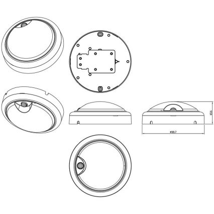 Philips - LED væglampe med sensor PROJECTLINE LED/15W/230V IP54