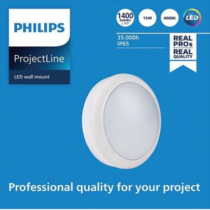 Philips - LED væglampe PROJECTLINE LED/15W/230V IP65