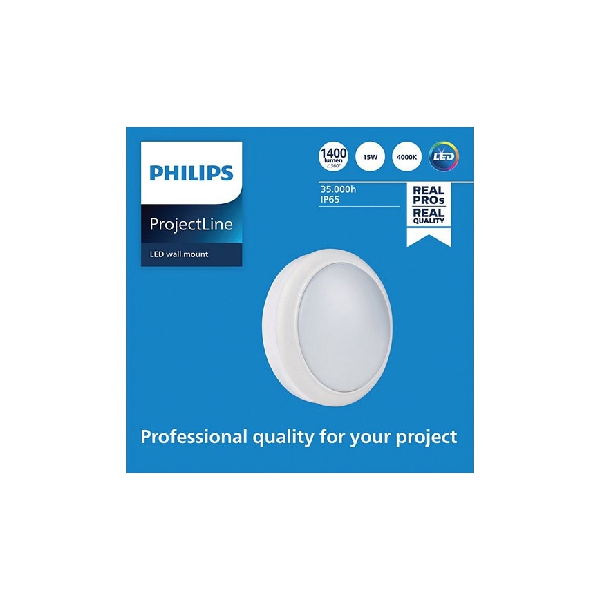 Philips - LED væglampe PROJECTLINE LED/15W/230V IP65