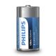 Philips LR14E2B/10 - 2 stk. Alkalisk batteri C ULTRA ALKALINE 1,5V