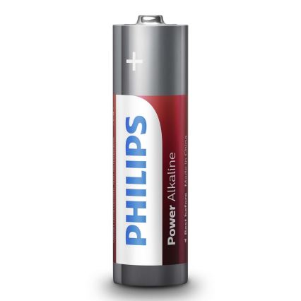 Philips LR6P6BP/10 - 6 stk. Alkalisk batteri AA POWER ALKALINE 1,5V 2600mAhV