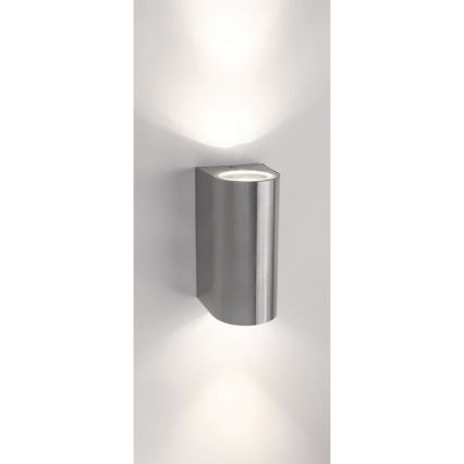 Philips Massive 17102/47/10 - Udendørs væglys NANTES 2xGU10/35W/230V IP44